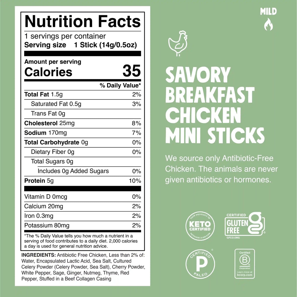 6 ct. Savory Breakfast Chicken Chomplings