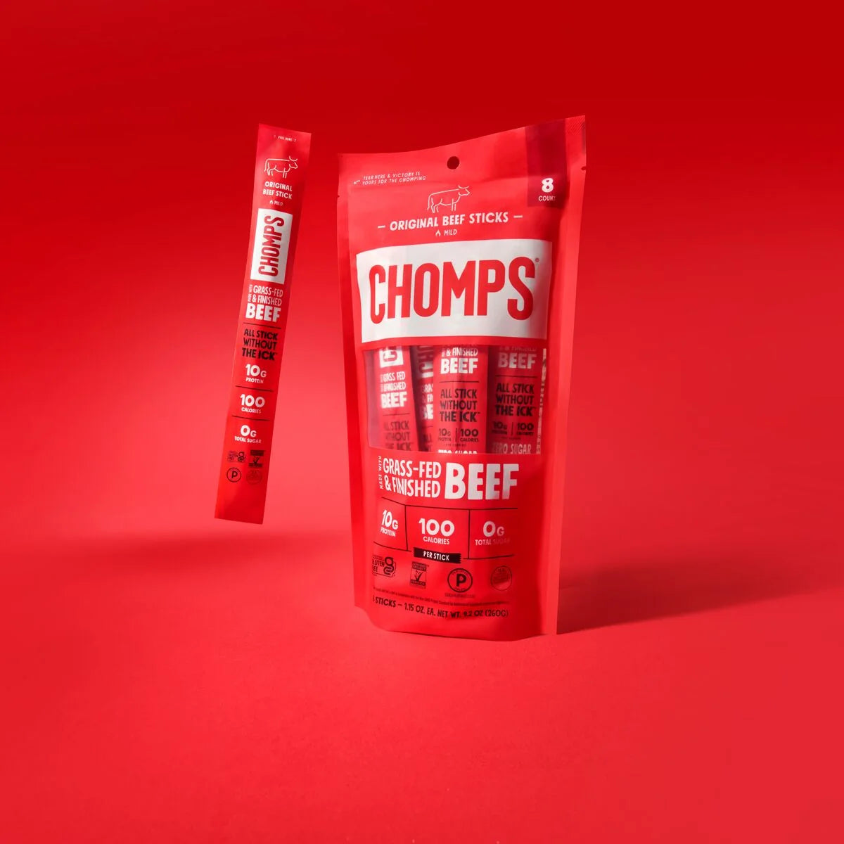 Chomps beef sticks and beef jerky